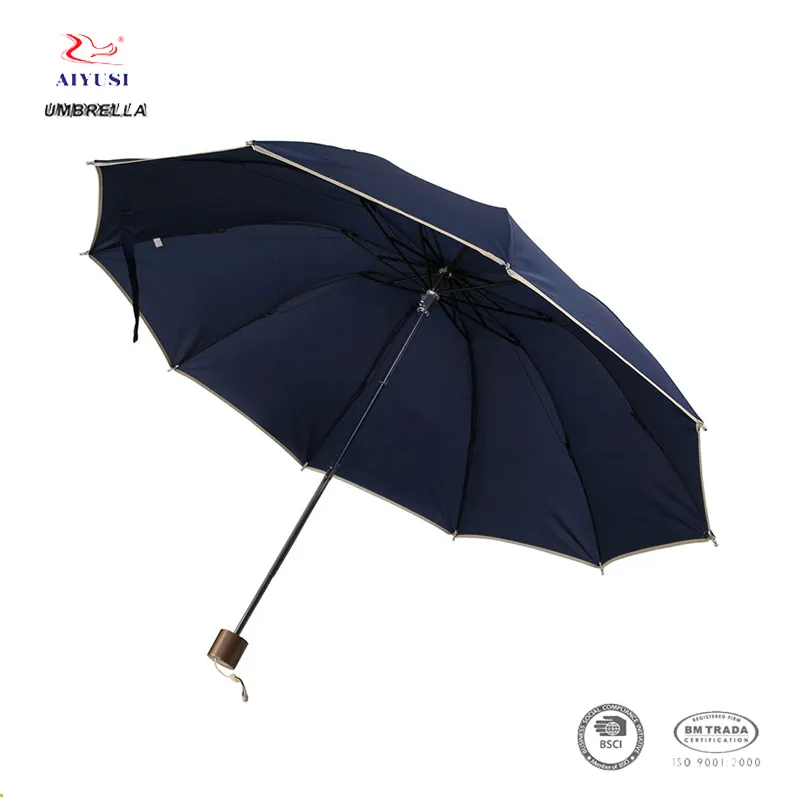 Nouveau design 3 fois super mini cooper deux-côté pliage parapluie