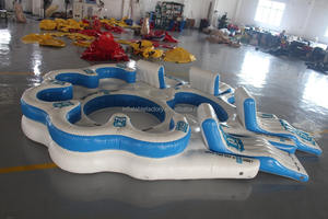 Isla Flotante Inflable Multijugador, Isla Flotante Tropical de Tahití <span class=keywords><strong>en</strong></span> Venta - Product Image 3