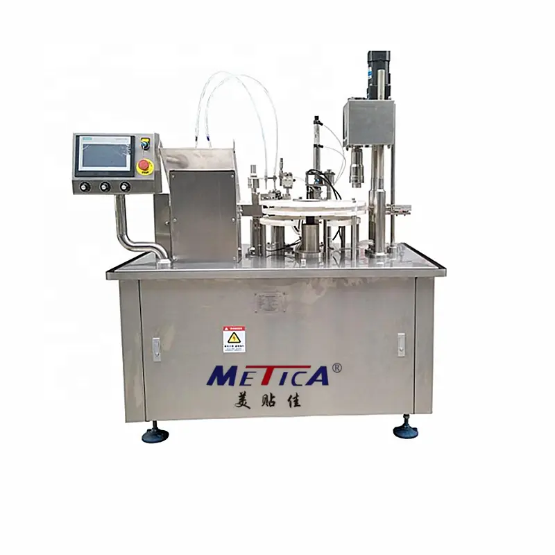 New designed professional manufacturer automatic small bottle filling capping machine and vials filler and capper