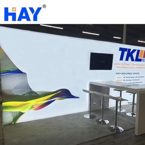 Exhibidores Retroiluminados para Ferias Comerciales, Fondo <span class=keywords><strong>de</strong></span> Exhibición con Caja <span class=keywords><strong>de</strong></span> Luz, Venta Caliente, Desde China - Product Image 5