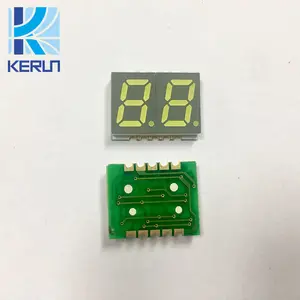 Modul display digital led 7 segmen ultratipis dudukan permukaan SMD 0.39 inci 2 digit