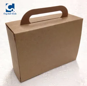 Handmade langlebig karton koffer papier geschenk box mit freies probe