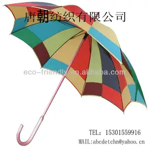 New reciclar poliéster colorido pongee tecido / guarda-chuva tecido / saco de compras