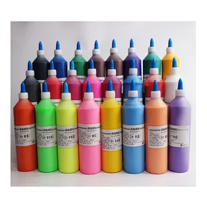 Cheap 500ml multi colors bottled acrylic paint