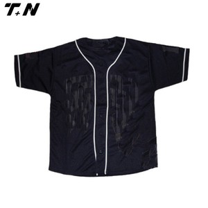Camiseta hecha <span class=keywords><strong>de</strong></span> béisbol / ropa <span class=keywords><strong>de</strong></span> encargo del béisbol en blanco - Product Image 3