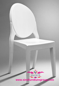 blanc louis ghost chaise sans bras - Product Image 1