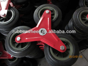 <strong>Stair</strong> Climbing Solid Small Rubber Wheels for Hand Truck <strong>Trolley</strong> - Product Image 5