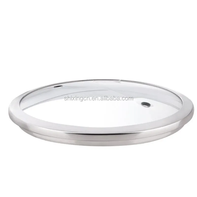 14Cm-45Cm Fry Pan Tc Type Gehard Glazen Deksel Deksel