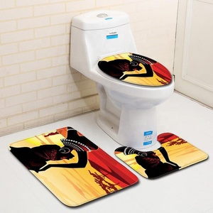 <span class=keywords><strong>Tapis</strong></span> <span class=keywords><strong>de</strong></span> <span class=keywords><strong>bain</strong></span> <span class=keywords><strong>de</strong></span> femme africaine, offre spéciale, ensemble <span class=keywords><strong>de</strong></span> 3 pièces, <span class=keywords><strong>tapis</strong></span> <span class=keywords><strong>de</strong></span> <span class=keywords><strong>salle</strong></span> d'eau antidérapant pour toilettes - Product Image 3