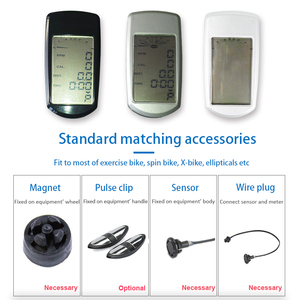 Contachilometri Digitale ZT per Cyclette, Display LCD per Ellittica, Misuratore di Velocità, Calorie, Frequenza Cardiaca e Distanza - Product Image 5