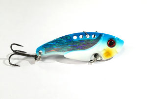 เหยื่อตกปลาแบบสั่นสะเทือน รุ่น Ice Mini Bass Fishing Hard Hot Blade Bait Vibe แบบจมน้ำ ทำจากโลหะ - Product Image 2