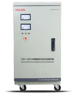 Groothandel coltage regulator-15kva Ac Automatische Voltage Regulator/Industriële Drie Fase Spanning Stabilisator
