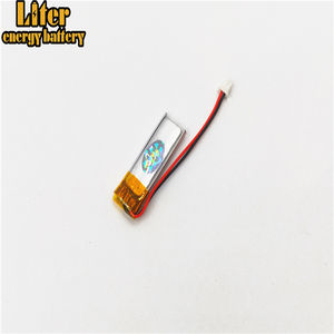 Plug 1,25-2 p 401030 110 mAh 3,7 V rechargeable LiPo battery solar Li ion polymer lithium battery with PCM - Product Image 3