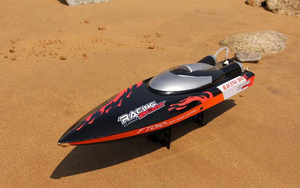 Feilun-motores <span class=keywords><strong>de</strong></span> carreras sin escobillas, barco teledirigido <span class=keywords><strong>de</strong></span> 2,4G, 45 km/h, ft010 - Product Image 4