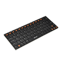 Teclado inalámbrico 5,0 BT, recargable, ultrafino, con estructura tipo tijeras