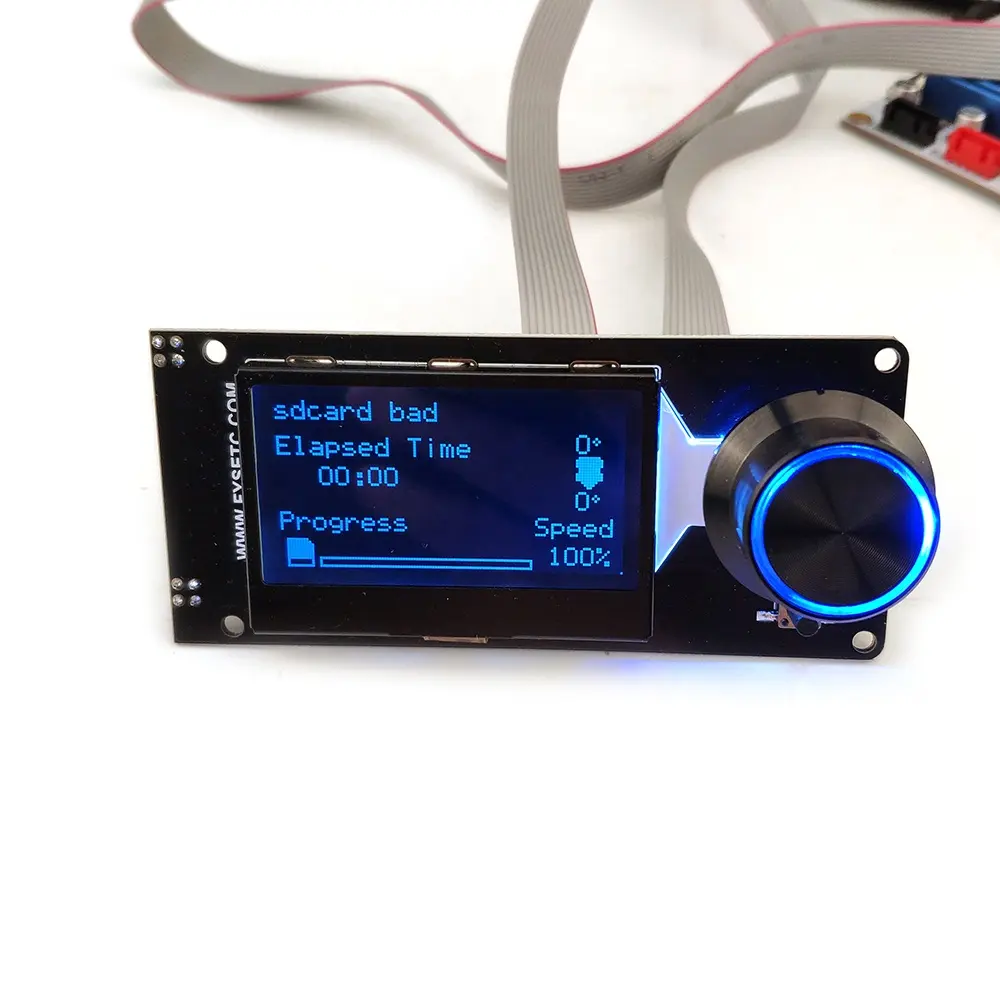 Loại D MINI12864 Màn Hình LCD mini 12864 Hiển Thị Thông Minh Màu Trắng trên nền đen Hỗ Trợ Marlin DIY Với SD Thẻ 3D Máy In phụ kiện