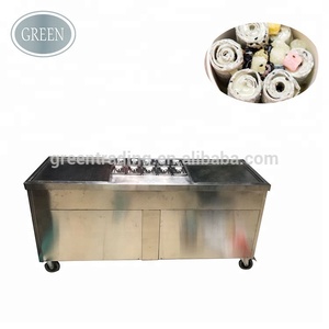 Bonne qualité se vendent <span class=keywords><strong>bien</strong></span> double carré pan commercial frit machine à crème glacée avec 10 barils - Product Image 5
