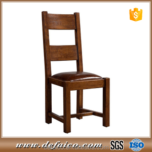 Vintage <span class=keywords><strong>alta</strong></span> contraportada madera maciza Silla de comedor - Product Image 1
