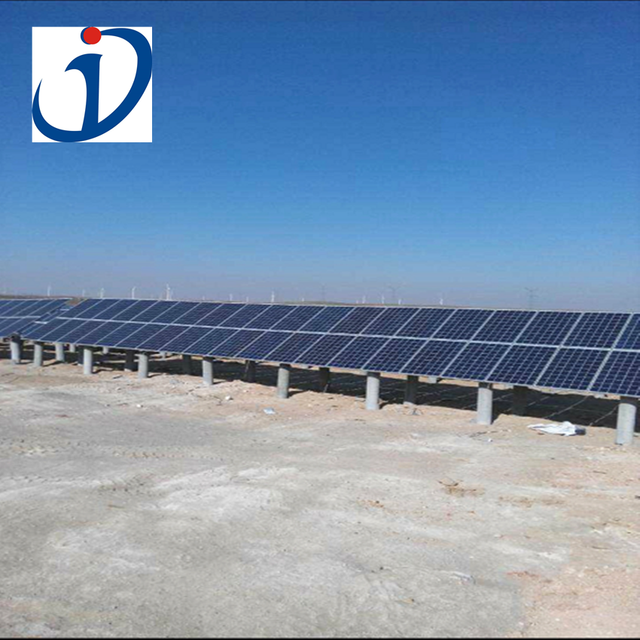 Galvanized Solar Panel Mounting Brackets Ground PV Solar Mounting Structure