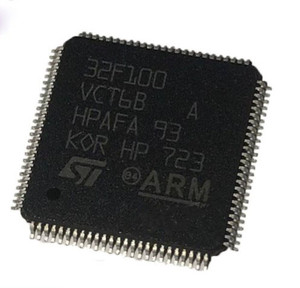 32 bit arm microcontroller IC Single chip STM32F100VCT6B 32F100VCT6B STM32F100-VCT6B 32F100-VCT6B 32F100 LQFP100