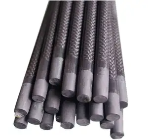 JULI Professional Supplier Pultruled 3K Solid Carbon Fiber Rod/Stick