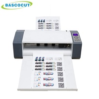 Bascocut A3 + bureau automatique PVC autocollant vinyle étiquette Cutter feuille étiquette Machine de découpe