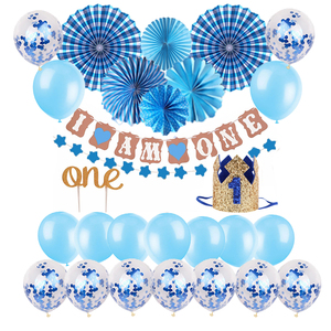 Kit Completo per Festa di Compleanno per Bambini, Palloncini Metallici a Forma di Numero, Decorazioni e Sfondo per Feste - Product Image 6