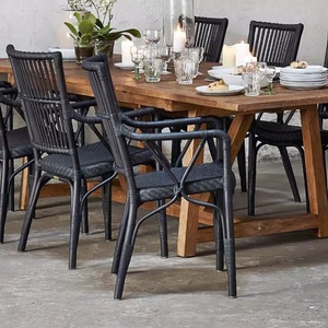 Sillón de mimbre de ratán natural de diseño contemporáneo excelente para uso en <span class=keywords><strong>restaurantes</strong></span>, parques y patios - Product Image 6