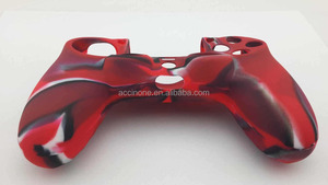 Coque de protection camouflage en silicone pour <span class=keywords><strong>manette</strong></span> <span class=keywords><strong>PS4</strong></span>, étui en silicone camouflage - Product Image 6
