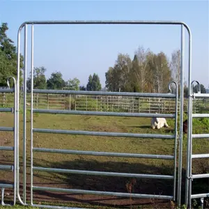 ASO Heavy duty portable galvanized pipe used horse fencing corral panels