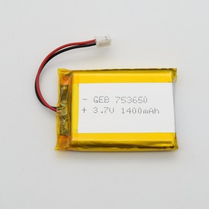 <span class=keywords><strong>3</strong></span>.7 V lipo pil 1400 mah 753650 şarj edilebilir pil - Product Image 4