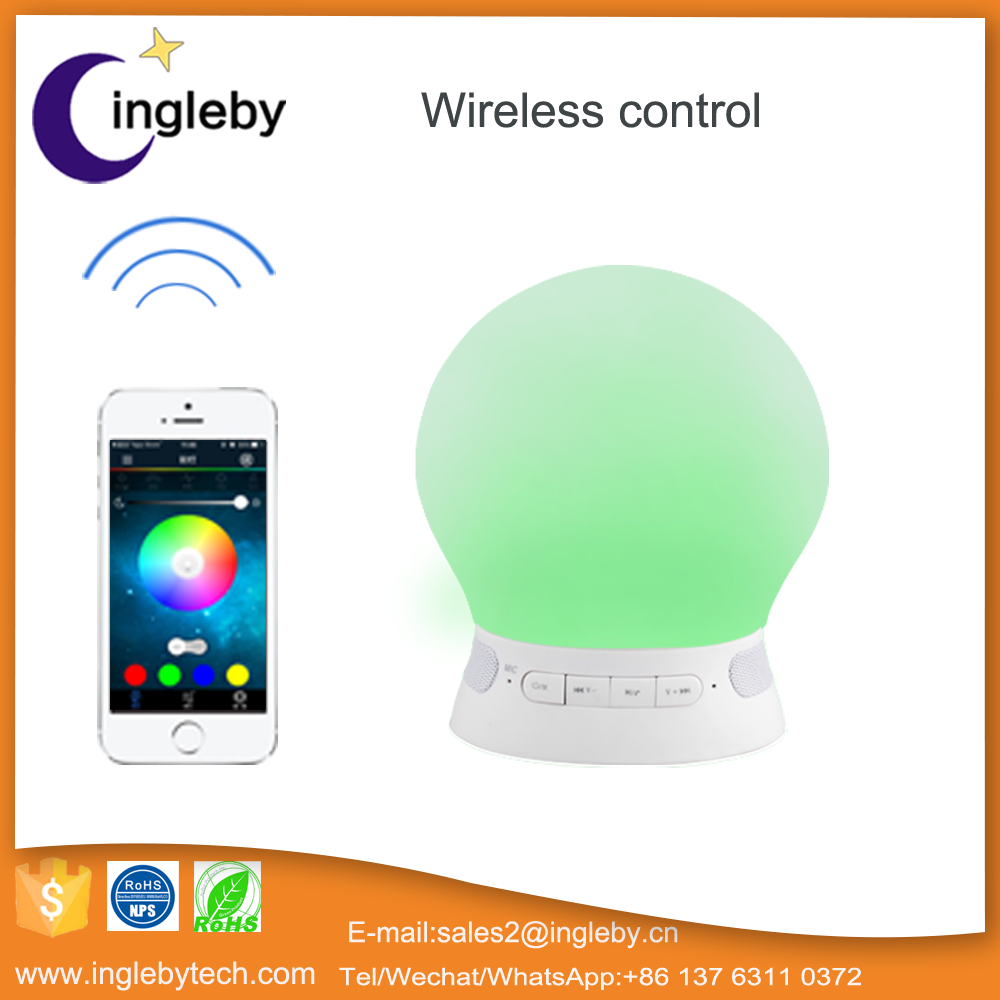 Nouveaux articles 2016 Android et iphone système soutien jouer de la musique humeur décoration lampe de bureau led