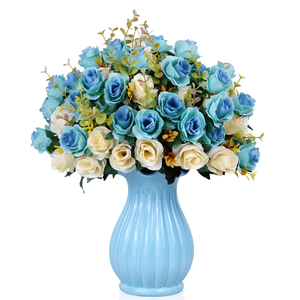festoneado tulipán florero <span class=keywords><strong>para</strong></span> sala de jarrón de flores <span class=keywords><strong>para</strong></span> boda Casa Decor Oficina de flor de cerámica, florero - Product Image 1