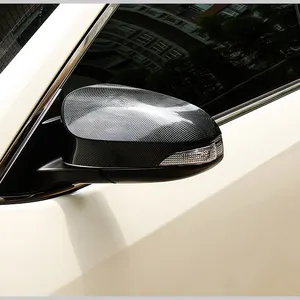 Carbon Fiber/Chrome Met signaal licht Achteruitkijkspiegel Deur Side Mirror Cover Voor Toyota Voor Toyota C-hr Chr 2017 2018 Accessoires