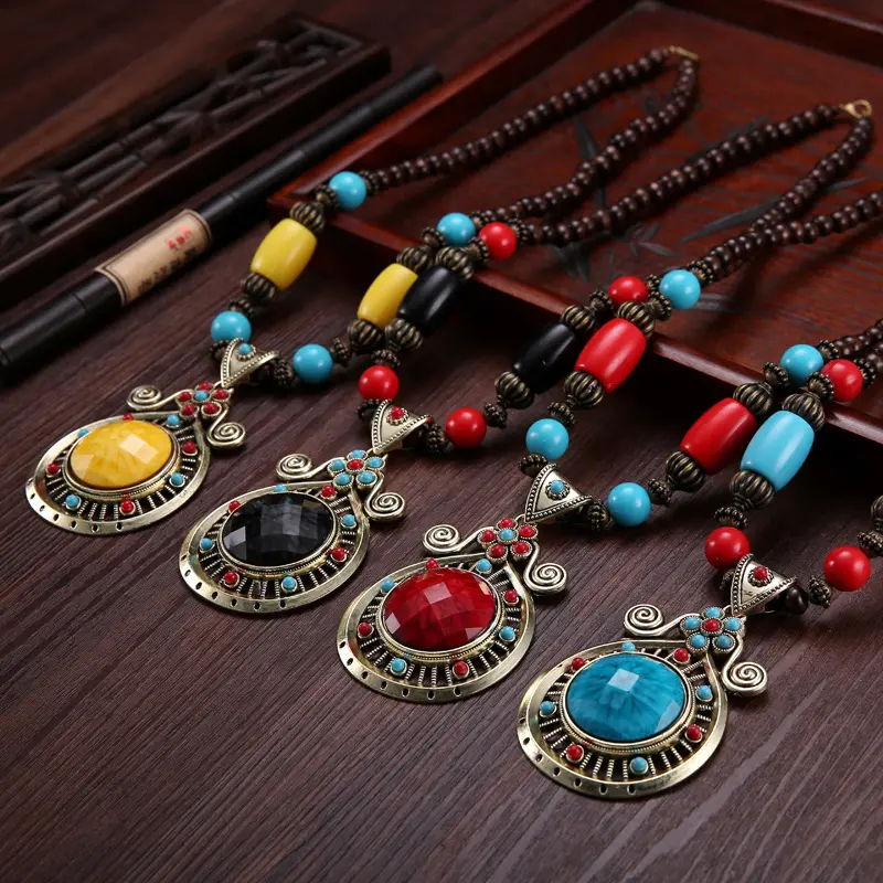 wholesale antique ethnic necklace jewelry