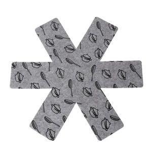 Olla y Pan protectores gris Premium divisor almohadillas para evitar arañazos separados y proteger las superficies para utensilios <span class=keywords><strong>de</strong></span> cocina - Product Image 1