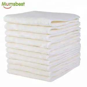 Cloth Diaper Inserto Inserto Di Bambù Assorbente Originale All'ingrosso Più Poco Costoso Fodere per Pannolini di Bambù