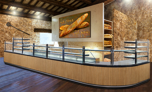 Quầy Trưng Bày Bằng Kính Kiểu Bắc Âu Cho Cửa Hàng Bán Lẻ Bánh Mì Quầy Trưng Bày Bằng Kính Thương Mại Theo Phong Cách Bắc Âu - Product Image 2