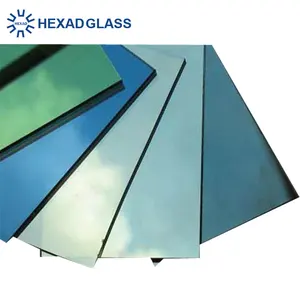 CE ISO-Zertifikat Factory Excellence Blau Dunkelgrau Ford Blue Reflective Float Glass für den Bau von Glasfenstern