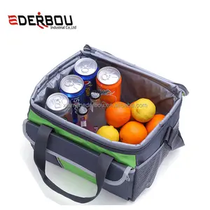 Factory wholesale hot sale Customized Logo Large Soft Cooler Bag high quality insulated lunch bag with Dispensing Lid