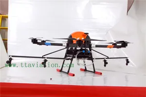 CE certificado 2-min de vuelo + 15L drones uav payload 6 eje