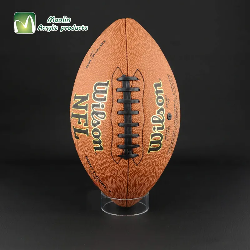 2018 Basketbol Futbol Voleybol Softbol futbol topu Plastik Akrilik Yuvarlak Ayaklı Ekran Standı Halka Tutucu