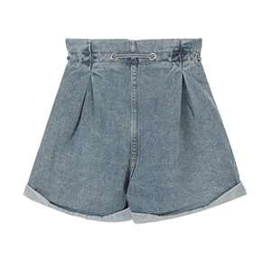 Pantaloncini <span class=keywords><strong>Mini</strong></span> Denim a vita alta per uomo e donna estate Streetwear con coulisse stile Casual dai fornitori della Cina - Product Image 2