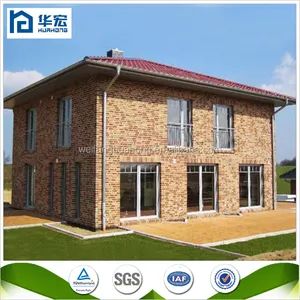 real eastae double floor prefabricated concrete house for family