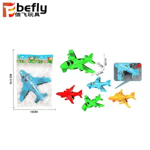 Wholesale colorful small plastic pull back plane toy