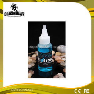 Savon bleu de nettoyage pour tatouages <span class=keywords><strong>Dragonhawk</strong></span>, modèle WS163, pour salons de tatouage, flacon en plastique de 1 oz, concentré - Product Image 2