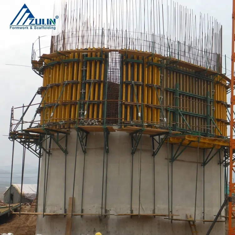 परिपत्र दौर कंक्रीट की दीवारों और स्तंभ formwork H20