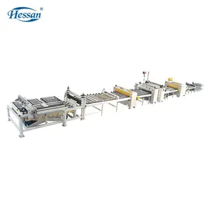 Kecepatan Tinggi Kayu Otomatis MDF Kertas PVC Laminating Machine (Mesin Laminating/MDF Line Produksi