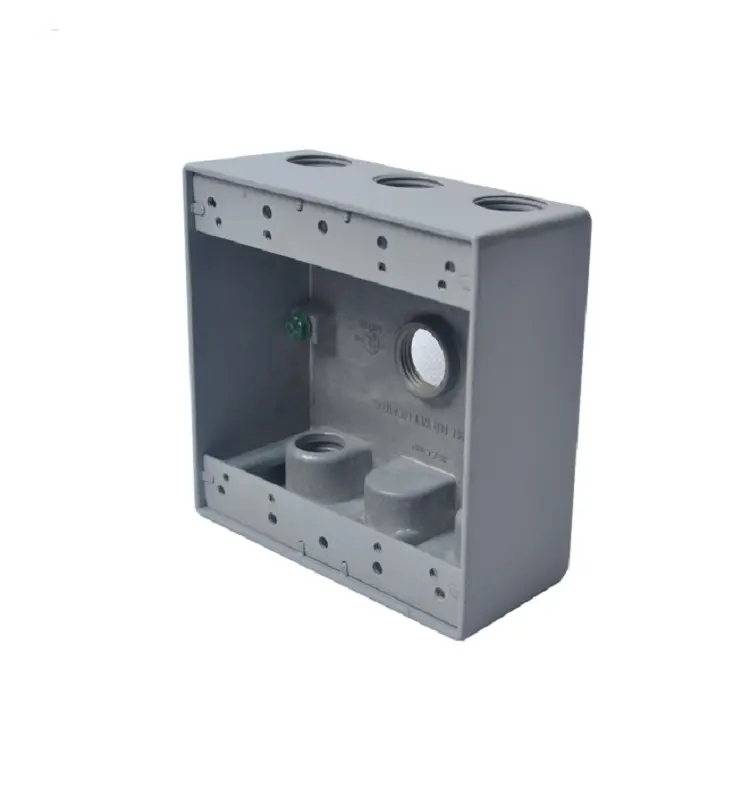 shanghai Linsky 2-gang 2" inch deep Aluminum material electrical junction box