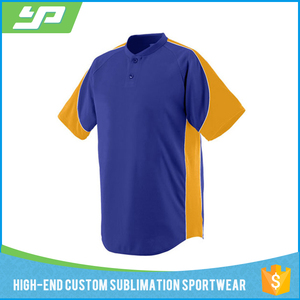 completa <span class=keywords><strong>de</strong></span> impresión digital <span class=keywords><strong>de</strong></span> la sublimación del nuevo diseño personalizado 100% poliéster Ropa <span class=keywords><strong>de</strong></span> Béisbol - Product Image 2